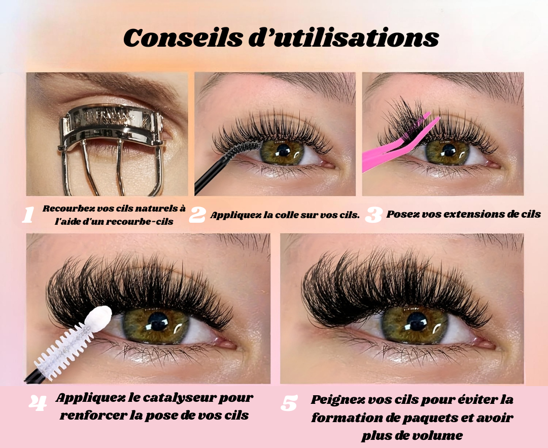 Kit de colle cil à cil